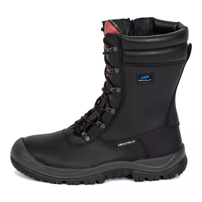 Mens Safety Boots Panther About Blu Ranger 25042 00LA Waterproof Zip/Lace Black • £59.95