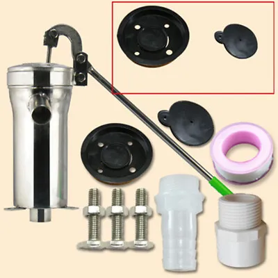 Manual Water Pump Hand Deep Well Suction Water Pump Stainless Steel Pitcher Farm • $26