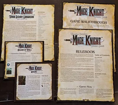 Mage Knight Board Game + ALL 3 Expansions - Complete In Excellent Condition • $20