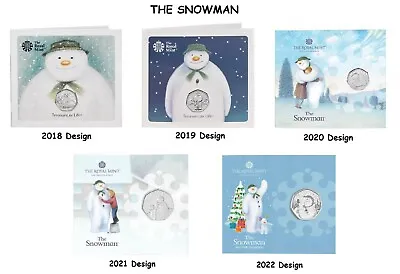£9.95 • Buy 2018 - 2022 The Snowman 50p Coin Fifty Pence Royal Mint Brilliant Uncirculated