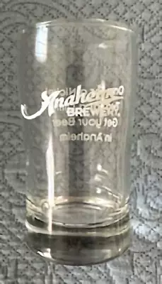 Vintage Anaheim Brewery Glass One For Nickel Two For Dime Get Ur Beer At Anaheim • $5