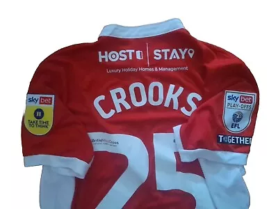 Crooks Play Off Shirt- LARGE Middlesbrough FC Football Shirt Home  Soccer Jersey • £199