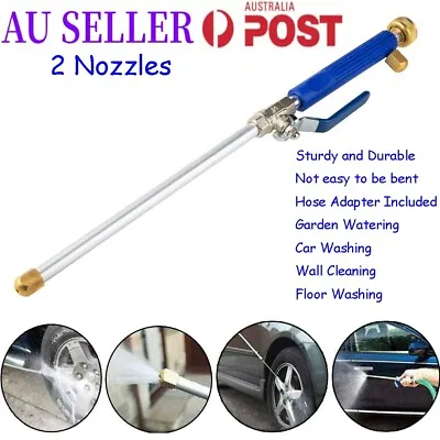 2-In-1 Hydro Jet High Pressure Power Washer Spray Nozzle Gun Water Hose Wand • $22.50