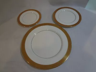 Mikasa China - Harrow - 3 Plates - Dinner Salad And Bread • $36