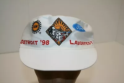 Rare Detroit 1998 Laborfest Ford Uaw United Auto Workers Union Painters Hat Cap • $21.48