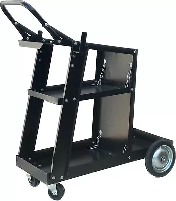 Universal Welding Cart Trolley W/3 Shelve Storage Tray For MIG TIG Plasma Welder • $64.99