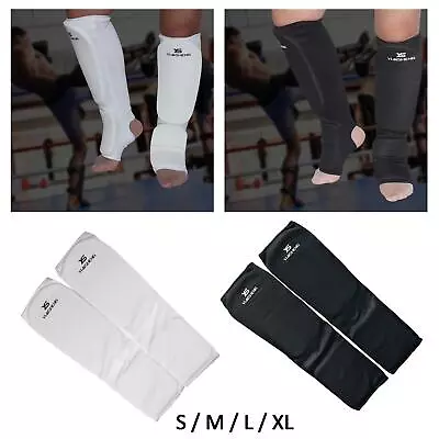 Muay Thai Shin Guards Shin Instep Pads Boxing Gear Protector Leg Foot Guards For • $19.90