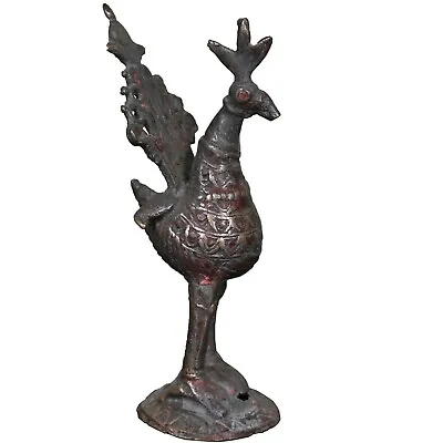 Indian Hand Carved Bird Figurine Home Decor Peacock Brass Statue Unique Statue • $99.89