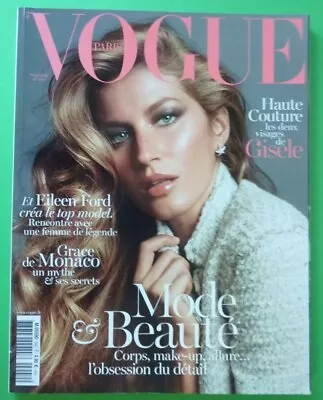 Vogue Paris Magazine November 2013 Novembre 942 Gisele Bundchen Iselin Steiro • $72.45