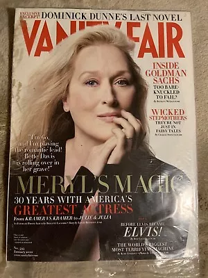 January 2010 VANITY FAIR Magazine Meryl STREEP Elvis PRESLEY In Unopened Bag • $9.99