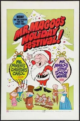 MISTER MAGOO'S CHRISTMAS CAROL Movie POSTER 27 X 40 Jim Backus A • $24.95