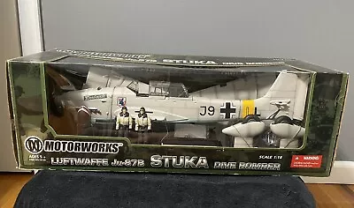 Motor Works Luftwaffe Ju-87b Stuka RARE WINTER PAINT 1:18 Ultimate Soldier • $275