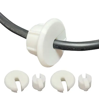 2pc Wall Hole Cable Feed Through Bushings For Starlink Routing Kit Ethernet • £13.07