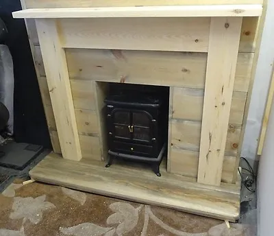 £79.99 • Buy PINE PLAIN FIRE SURROUND Mantle Fireplace  Free Postage