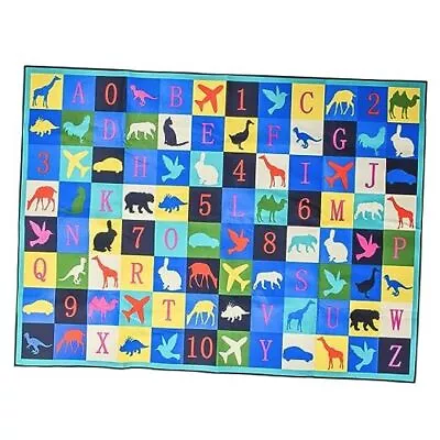  | Playroom Rug For Kids - Activity Rug For Bedroom - ABC Numbers & Animals • $24.25