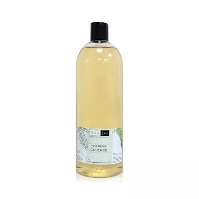 £7.99 • Buy 1 Litre Castor Oil 100% Pure Cold Pressed (1000ml) - BP Grade!