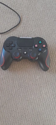 $50 • Buy Playstation  Custom Controllers X2 Black And Red