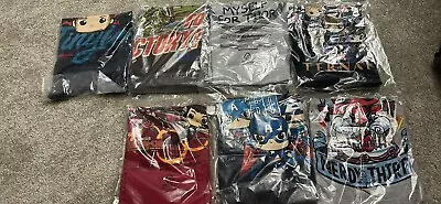 Funko Pop Tees Marvel Collector Corps T Shirt Mens Large . 7 Shirt Lot • £54.96