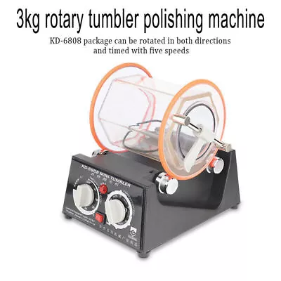 KD-6808 Mini Tumbler Professional Jewelry Rotary Tumbler Polishing Machine • $129.29