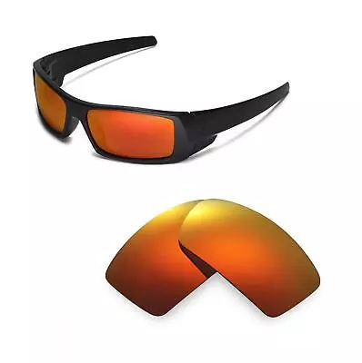 New Walleva Fire Red ISARC Polarized Replacement Lenses For Oakley Gascan • £26.77