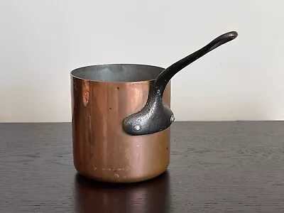 Vintage French Garanti Villedieu Copper Bain Marie Pot W Attached Interior Ring • $149