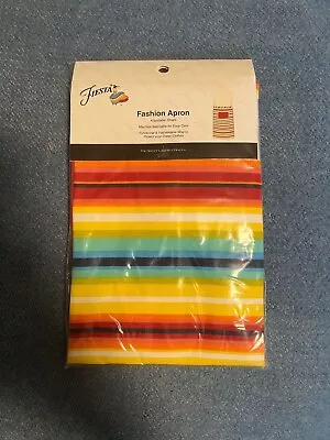 Fiesta Fashion Apron Utility Colorful Stripe New In Package Fiestaware • $20