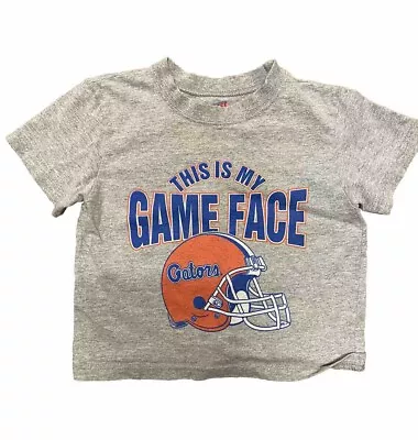 Florida Gators T-Shirt  This Is My Game Face  Boys Toddler Size 2T Used • $5.49