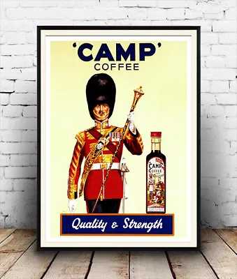 Camp Coffee 2: Vintage Magazine Coffee Advert Wall Art  Poster Reproduction. • £5.09