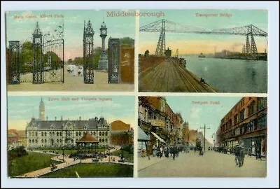 A2104/ Middlesborough Beautiful Postcard Circa 1912 • £5.65