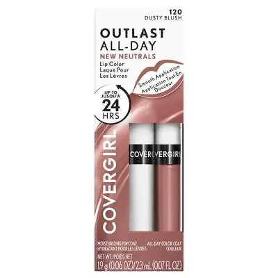 Covergirl Outlast All-Day Lip Colour 120 Dusty Blush 2.3ml • $14.39