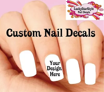 Custom Waterslide Nail Decals - Your Design Picture Or Idea • $3.10