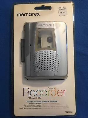 Memorex VOX Personal Cassette Recorder MB1057SIL Factory Sealed • $24.99