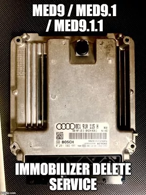 Bosche MED9 / MED9.1 / MED9.1.1 IMMOBILIZER DEFEAT AUDI VW • $90