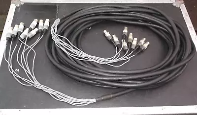 £225 • Buy Canford Audio STJ 08A 8 Way 20m XLR3 Multicore Cable Snake VAT Incl.