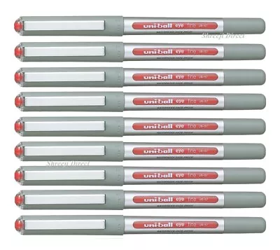 UNIBALL EYE FINE ROLLER BALL UB-157 PEN 0.7mm RED Colour Pen GENUINE MITSUBISHI • £2.39