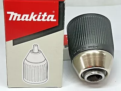 Makita 196306-3 Keyless 1/2  Chuck 1.5 - 13mm For BDF453 BHP453 DF457D HP457D • £22.86