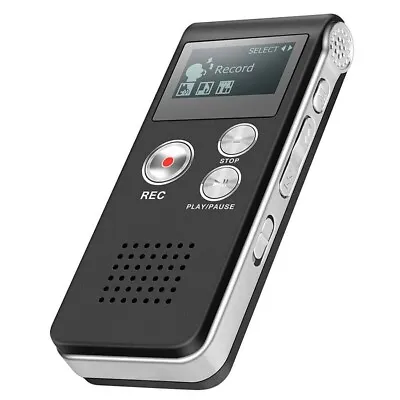 Digital Voice Recorder Dictaphone Audio Sound Recorder Mini Small Spy Lecture US • $16.89
