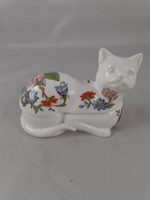 Aynsley Pembroke Cat Trinket Dish  Bone China Animals 2nd Quality British • £9.99