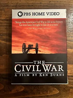 $12.75 • Buy The Civil War: A Film Directed By Ken Burns DVD 1990 5-Discs PBS Documentary