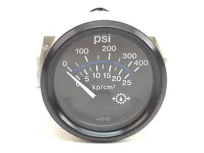 VDO 350-514 Standard Line Marine 2  Electrical 400 PSI Oil Pressure Gauge • $39.95