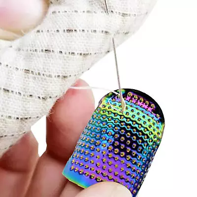 Sewing Thimble Dazzles Colorful Metal Thimble Sewing Finger Protector Thimble • $6.93