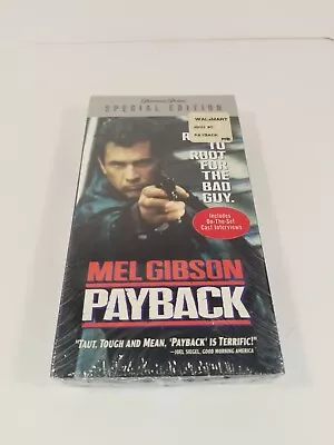 Payback (VHS 2000 Special Edition) Mel Gibson BRAND NEW SEALED • $8.95