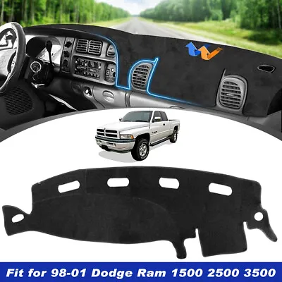$14.99 • Buy Dashboard Pad Dash Cover Mat For 1998 1999 2000 2001 Dodge Ram 1500 2500 3500 US