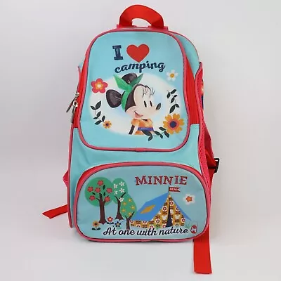 Disney Minnie Mouse Backpack Camping Blue & Red Kids Girls Book Bag • $19.78