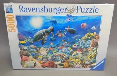 Brand New Ravensburger Under The Sea 5000 Piece Puzzle About 60x40 Inches • $109.99