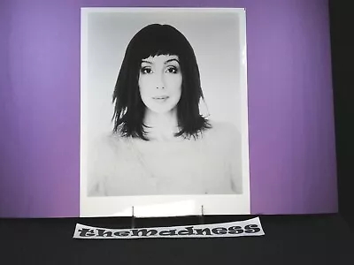 8x10 B&W Celebrity Photo Picture Cher I Got You Babe Half-Breed Mask Moonstruck • $5.99