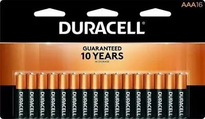 Duracell CopperTop Alkaline AAA Batteries 16 Pack Best By MAR 2034 USA • $12.95