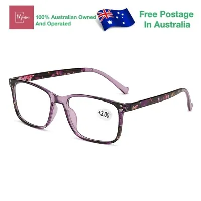 Magnifying Eyeglasses Women Anti Blue Light Blocking Fashion Reading Glasses • $7.95