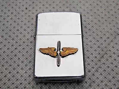 Vintage 1950 To 1957 Zippo US Army Air Corps Lighter ~ Works!! ~ Patent 2517191 • $39.95