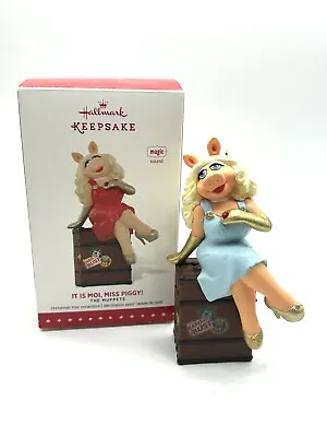 It Is Moi Miss Piggy! Hallmark Keepsake 2015 The Muppets Magic Talking Ornament • $22